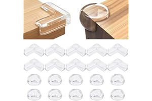 YIIFELL 20 Pack Corner Protector Baby, Table Corner Protectors for Baby Guards Clear for Furniture Corner Protectors Proof Covers Baby Safety