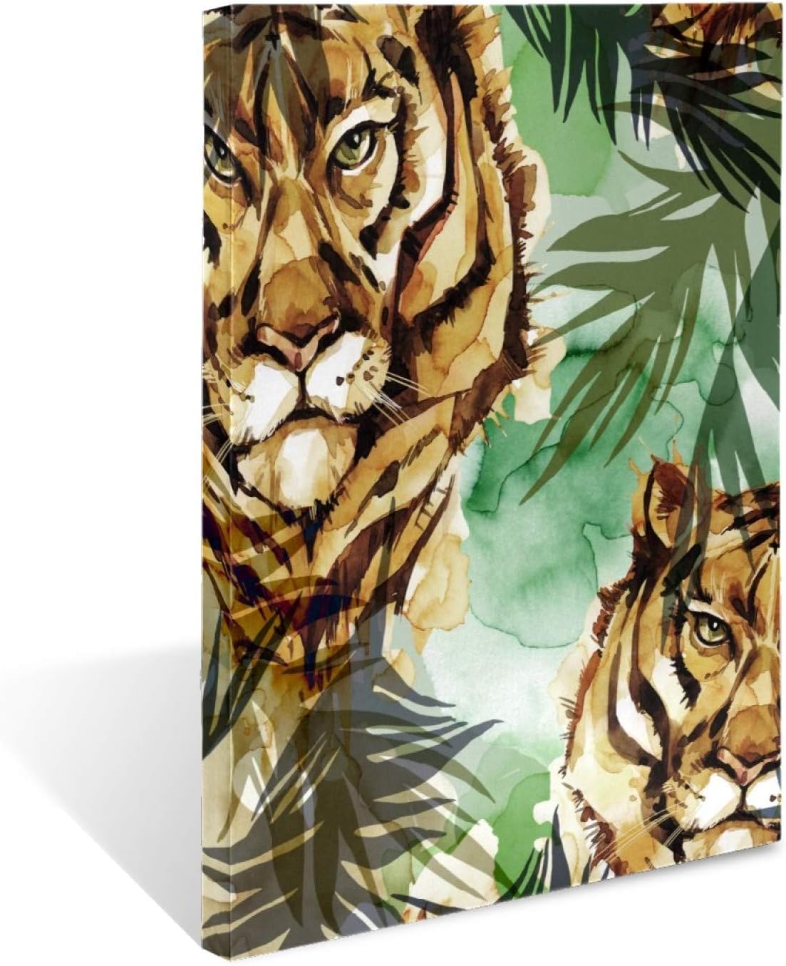 Amazon Co Jp キャンバス油絵 ポスター 絵画 虎 かっこいい 葉 キャンバス 絵 インテリア絵画 壁掛け 木枠 フック付き アートポスター 飾り絵 玄関 レストラン 寝室 壁画アート 現代アートフレーム 祝い ギフト ホーム キッチン