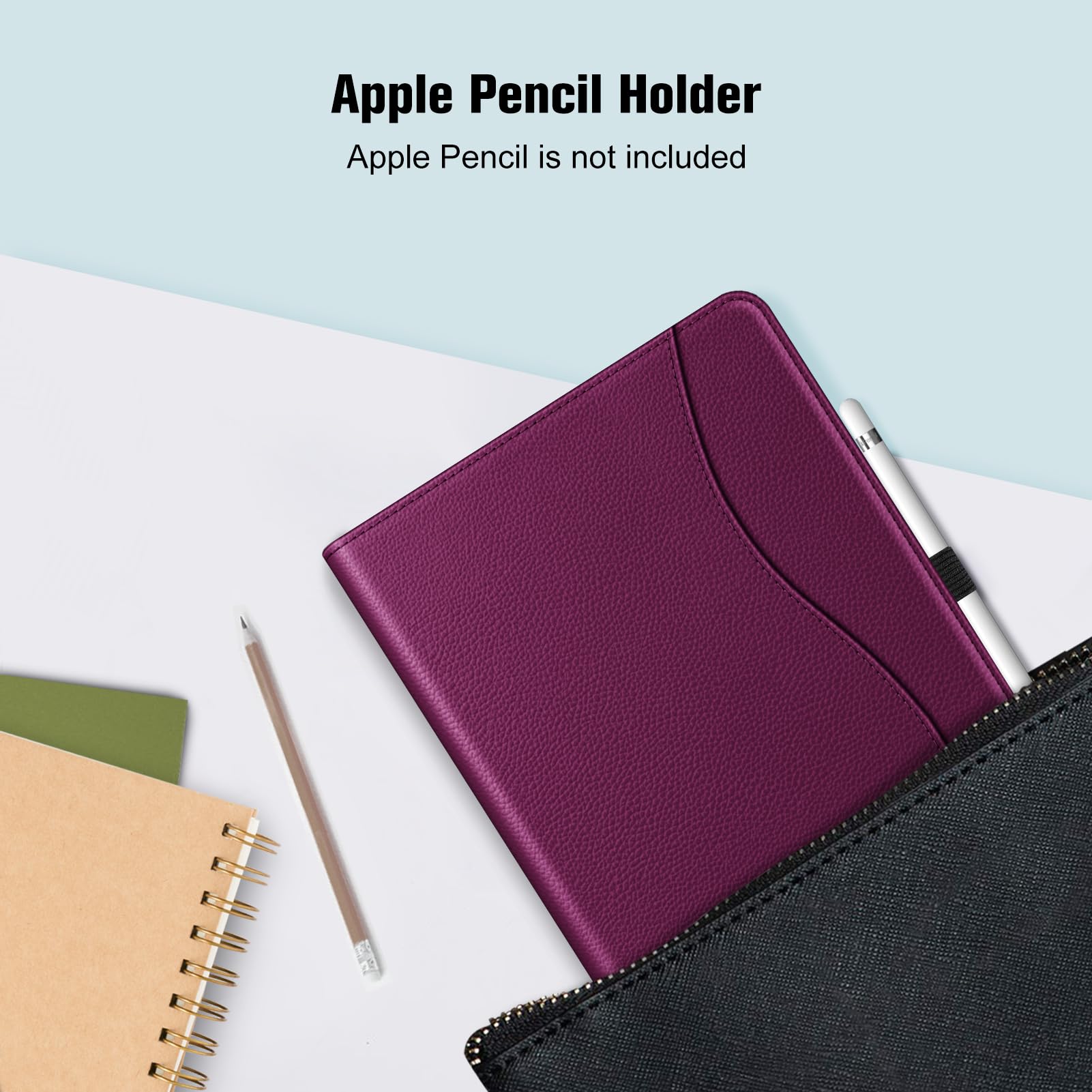 Fintie Case for iPad 9th / 8th / 7th Generation (2021/2020/2019) 10.2 Inch - [Corner Protection] Multi-Angle Viewing Stand Cover with Pocket & Pencil Holder, Auto Sleep Wake, Purple