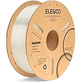 ELEGOO PLA Plus Filament 1.75mm Translucent 1KG, PLA+ Tougher and Stronger 3D Printer Filament Dimensional Accuracy +/- 0.02mm, 1kg Spool(2.2lbs) Fits for Most FDM 3D Printers