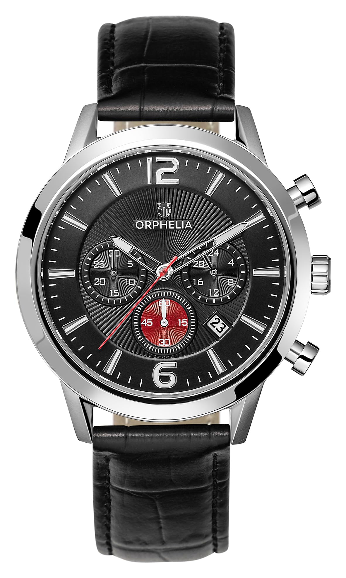 Orphelia Mens Chronograph Quartz Watch with Leather Strap OR81802
