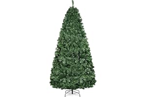 7d24hcare Christmas Tree，6.5ft Premium Spruce Artificial Christmas Tree，Decorated Christmas Tree with Metal Stands for Indoor and Outdoor Holiday Decoration