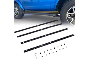 Broaddict Pinch Weld Cover Fit for Ford Bronco 2-Door 2021 2022 2023 2024 Trail Armor Rocker Guard