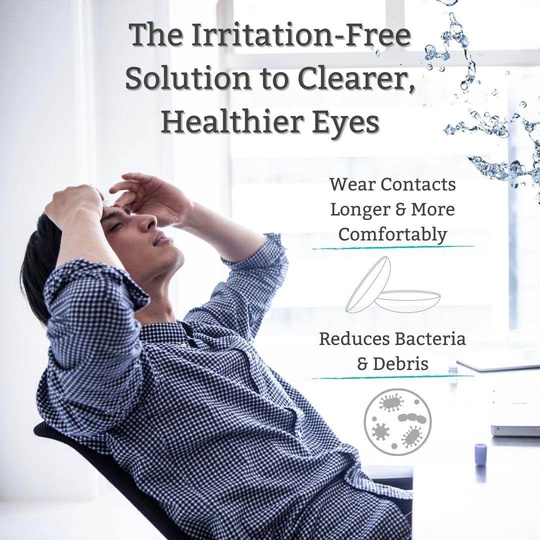 Mua HylaWipe Cleanse & Calm Eyelid Wipes, Natural Tea Tree Eyelid Cleanser. Hypoallergenic and