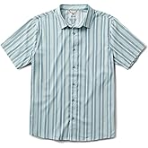 Roark Bless Up Breathable Stretch Button Up Shirt - Men's Button Down Short Sleeve Shirt, Casual Short Sleeve Shirt for Men
