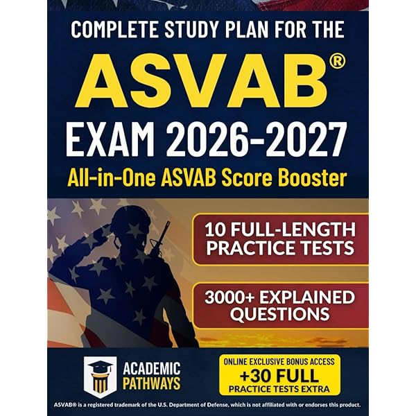 2024/2025 ASVAB For Dummies: Book + 7 Practice Tests + Flashcards
