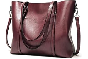 Pahajim Womens Leather Purses and Handbags Top Handle Satchel Bags Tote Bags Tote Purses for Women