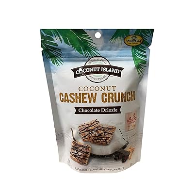 Coconut Cashew Crunch Chocolate Drizzle