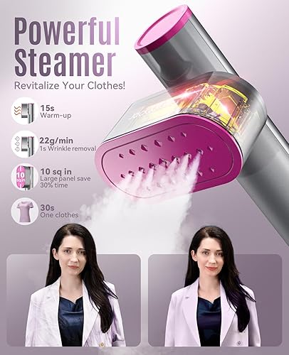 Jack And Rose Dual Voltage Travel Steamer 100-200V Portable 15s Heat Up