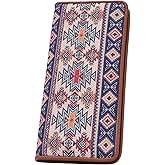 MEITRUE Ultra Slim Thin Leather Wallet Women RFID Blocking Credit Card Holder Bifold Long Ladies Billfold Wallet