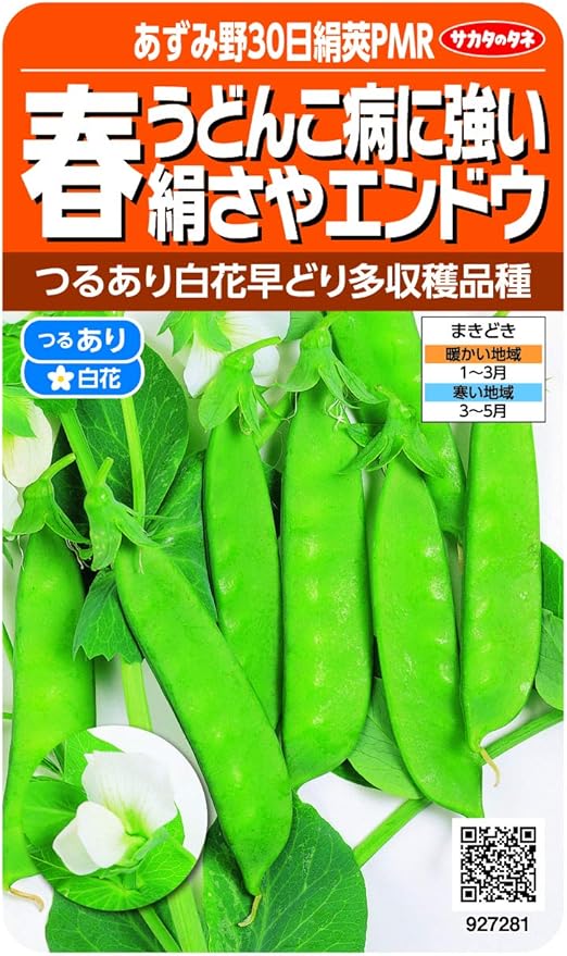 Amazon Co Jp サカタのタネ うどんこ病に強い絹さやエンドウ あずみ野３０日絹莢pmr のタネ Diy 工具 ガーデン
