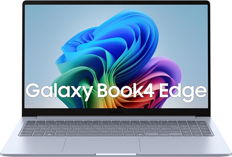 Galaxy Book4 Edge, Ordenador Portátil Ultrafino 15.6" Full HD LED, Snapdragon X 8 Core, 16GB RAM, 512GB SSD, Qualcomm Adreno, Windows 11 Home, Gris, Teclado QWERTY Español
