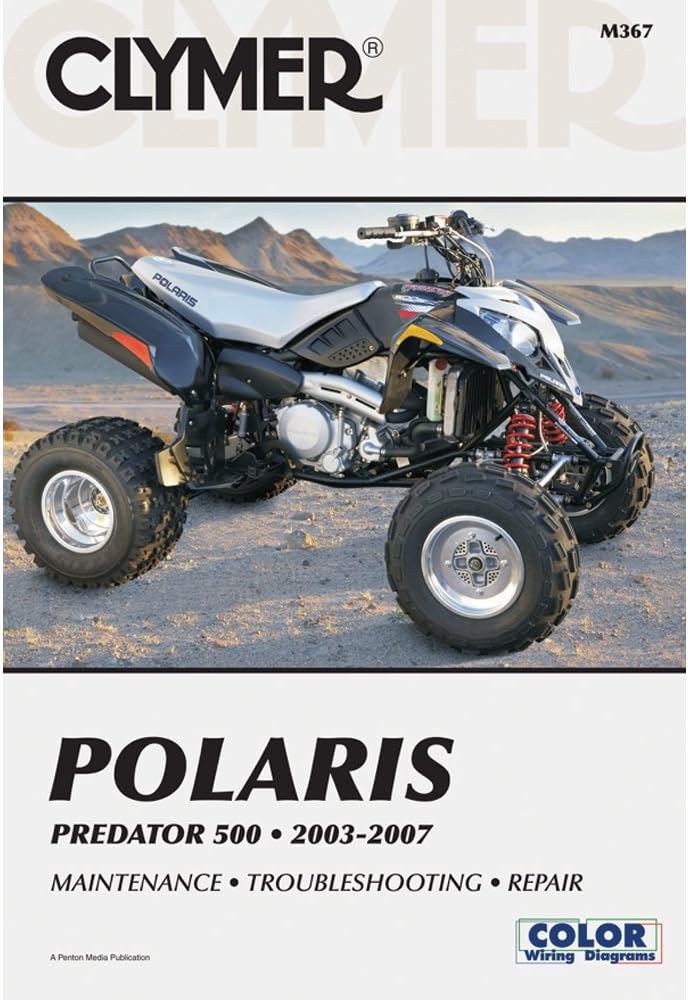 Amazon Com 2003 2007 Polaris Predator 500 Polaris Predator Manual Manufacturer Clymer Manufacturer Part Number M367 Ad Stock Photo Actual Parts May Vary Automotive