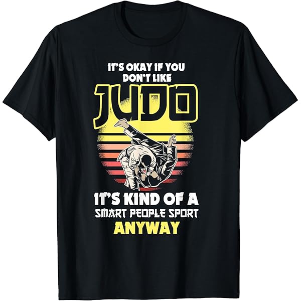 Camiseta Estampada Para Hombre Judo - Fuerza Y Coraje - Luchador