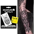 INKARTLINK Temporary Tattoos, realistic arm tattoos, lasting 7-15 days, waterproof and non-reflective, unique design (Eagle Head)