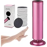 Dermave Upgraded Electric Callus Remover for Feet,Electric Foot File Foot Sander,Adjustable Speed Foot Scrubber,Women Men Dead Skin and Cracked Professional Pedicure Tool,60Pcs Sandpaper Discs