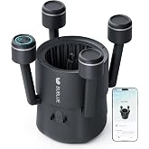 (2026 New) BUBLUE F10 Automatic Pool Skimmer Robot,Robotic Pool Skimmer with 5L Filter, App Control,Powerful Suction,Dual Cleaning Modes, AI Navigation,Ideal for In-Ground &amp; Above-Ground Pools,Black