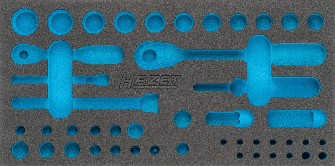 HAZET 163-349L 2-Component Soft Foam Insert - Multi-Colour