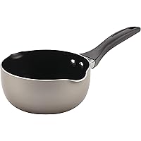 Farberware 21666 Dishwasher Safe Nonstick Sauce Pan/Saucepan/Saucier, 1 Quart, Silver