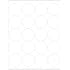 Amazon.com : (6 SHEETS) 120 2" Blank Round Circle Clear MATTE ...