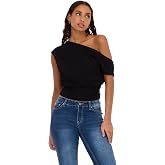 Forever 21 Women's Off-Shoulder Top with Banded Bottom