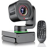 Angetube TrackCam 4K Webcam for PC/Mac - AI Tracking USB 3.0 Streaming Camera with Remote Control, Gesture Control, PTZ, HDR, Microphones, Web Camera for Desktop Computer, Laptop, Meeting, Video Call