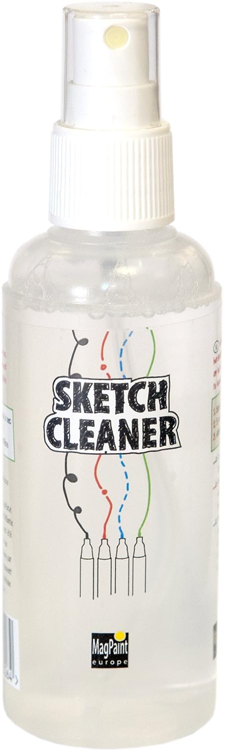 MagPaint, Sketch Cleaner, SketchPaint Whiteboard Cleaner Spray, For SketchPaint and other Dry Erase Surfaces, Non-Toxic