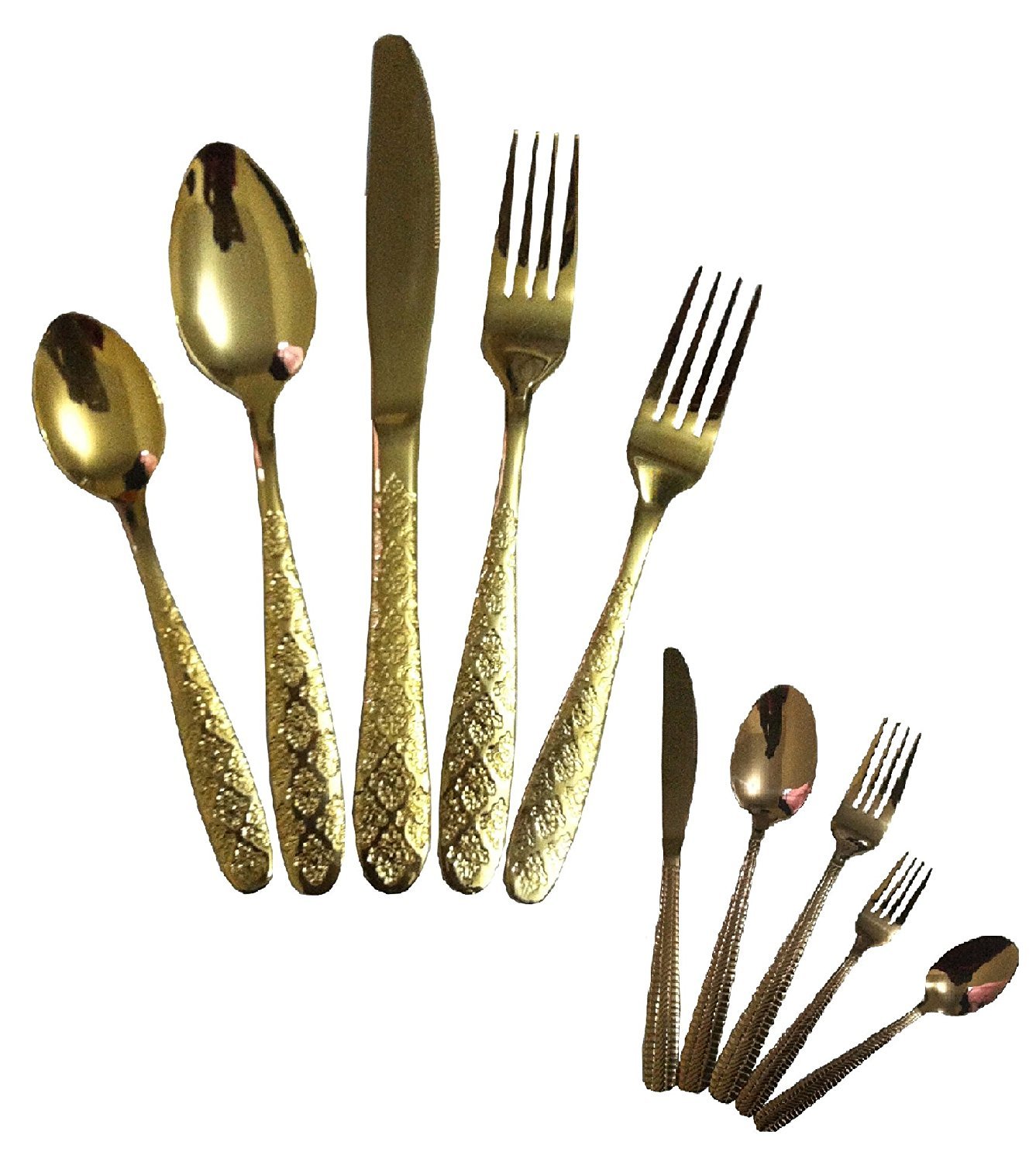 Gold Copper Colour Plated Stainless Steel Dinning Table Spoons