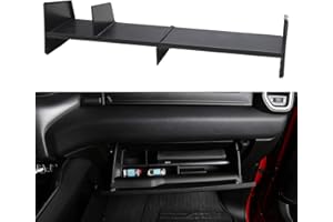 Motrobe Glove Box Organizer for Dodge 2019 2020 2021 2022 2023 RAM 1500 ABS Organizer Divider Accessories Black