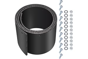 MONDGE Universal 72" x 6"x 1/4" Snow Plow Blade Flap Compatible with Kolpin & Polaris ATV UTV, Rubber Deflector Edge for 48"-72" Blades, Fits Side-by-Sides, 4-Wheelers, and Snowplow Attachments