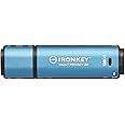 Kingston IronKey Vault Privacy 50 128GB Encrypted USB | FIPS 197 | AES-256bit | BadUSB Attack Protection | Multi-Password Options | IKVP50/128GB