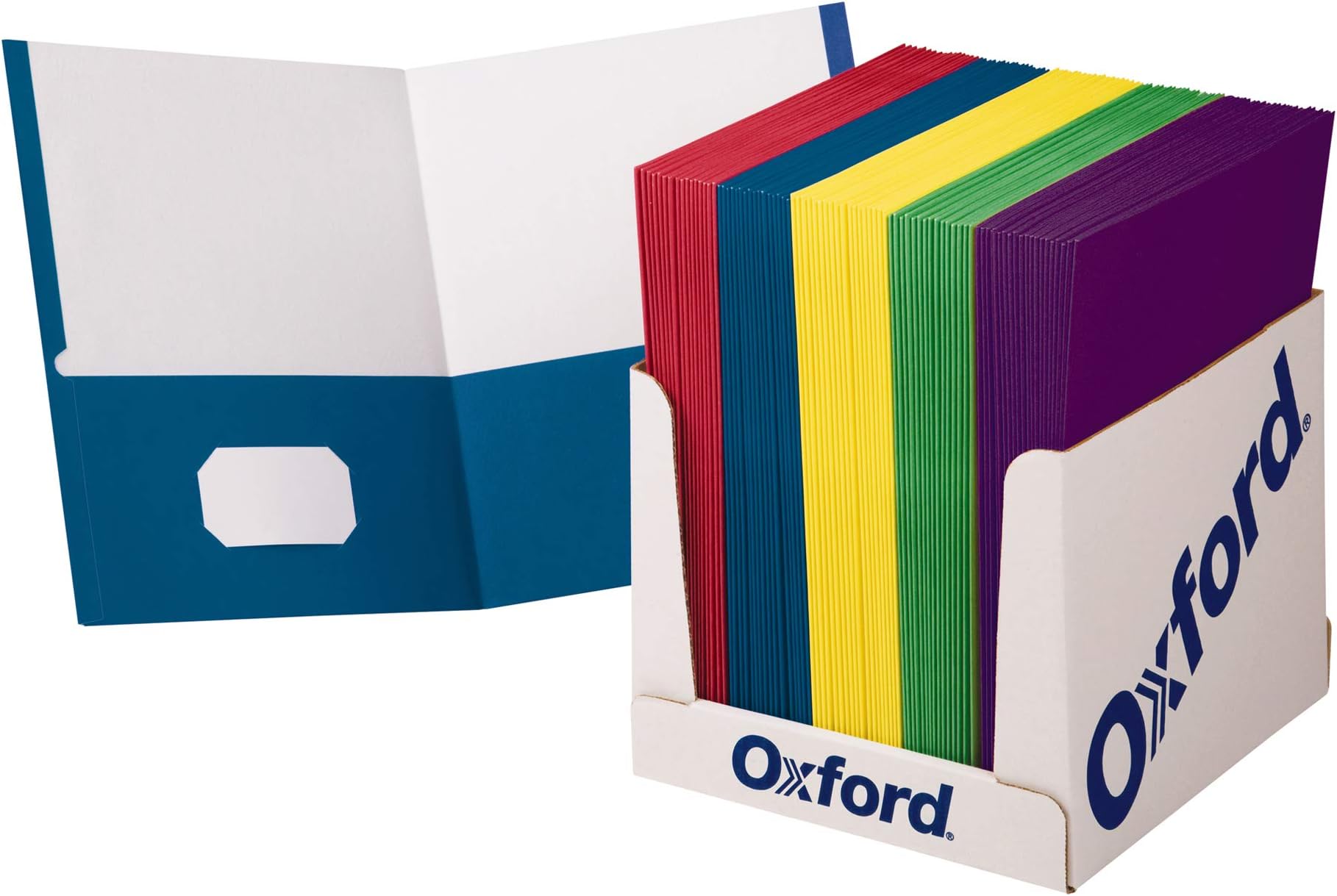 Tops Products ESS50763 School Grade Twin Pocket Folder (Pack of 100)