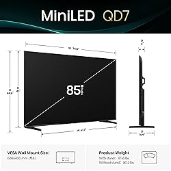 Hisense 85" Class QD7 Series Mini-LED 4K UHD Smart