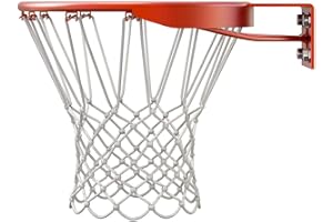 Basketball Nets 2 PCS Heavy Duty Outdoor All Weather Basketball Nets Backboard Accessories Replacement for Standard Rim Hoop