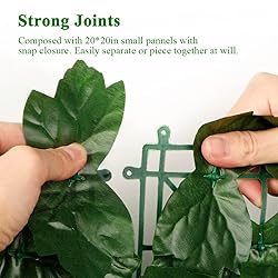 iCover 78x98in Artificial Ivy Privacy Screen for