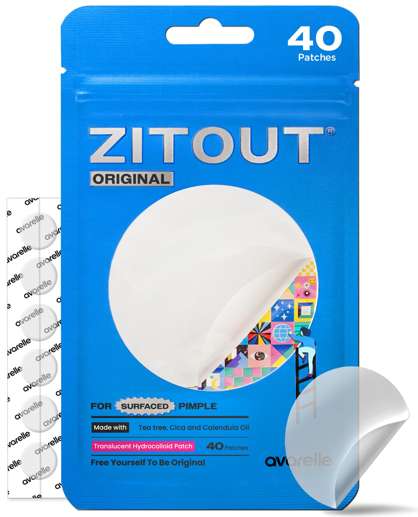 Mua AVARELLE Pimple Patches for Face ZITOUT™ Acne Patches (40 Count
