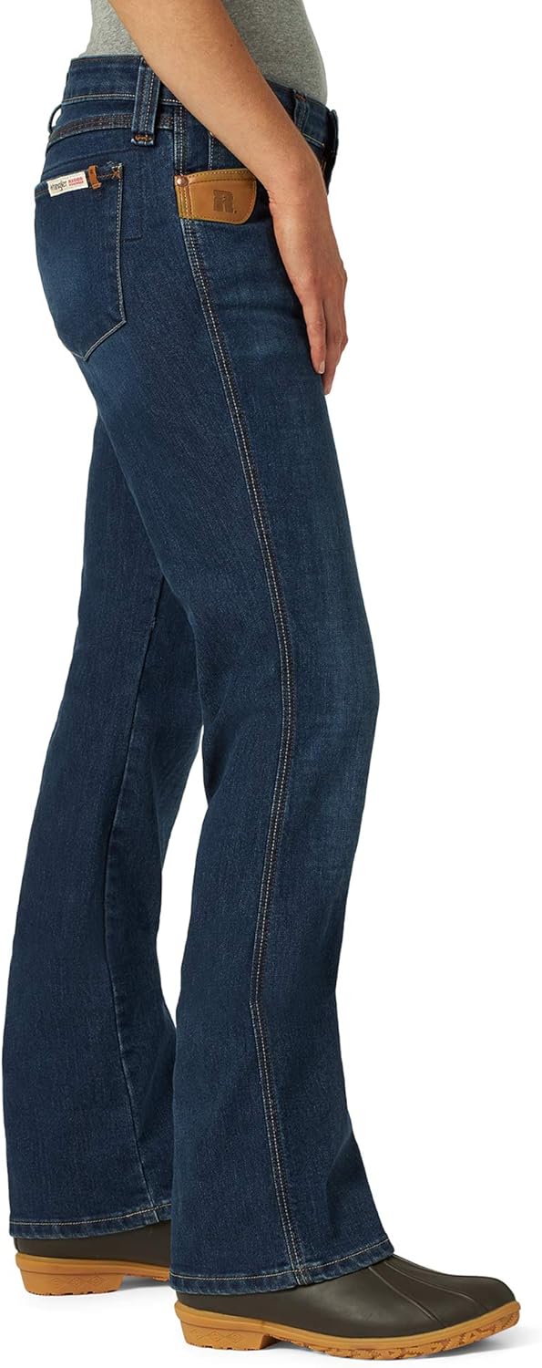 Wrangler Riggs Workwear Women's 5 Pocket Boot Cut Jean: Clothing