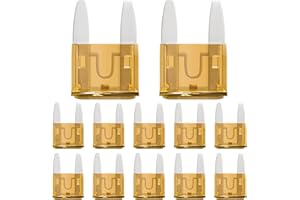 ALLECIN 5A Mini Fuse 5 AMP ATM APM Blade Car Fuses 5 Amp Automotive Fusibles for RV Auto Motorcycle Truck (Pack of 50Pcs)