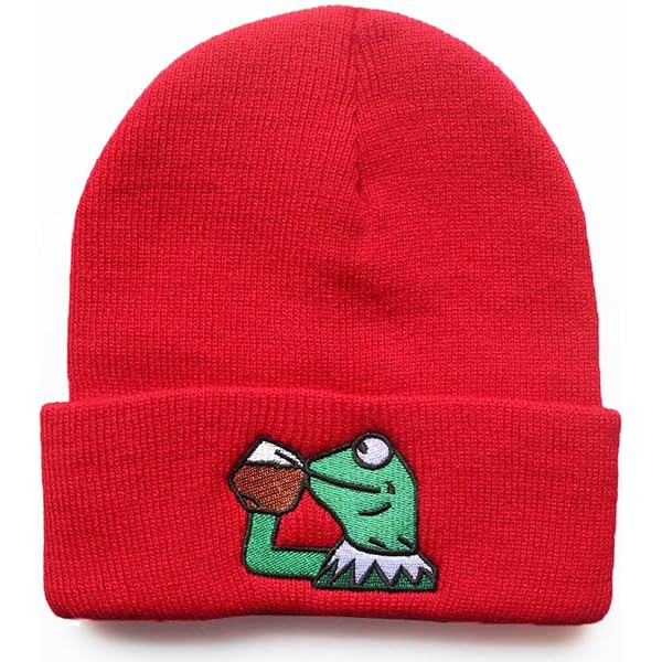Mabel Pines Rainbow Star Crewneck Hat Red Knit Beanie Hat  display picture 3