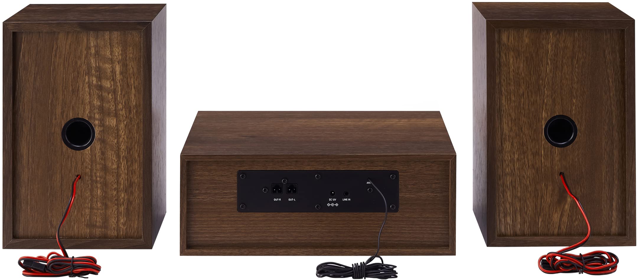 Crosley CR3503A-WA Parker Blueooth FM Radio and CD Player, Walnut