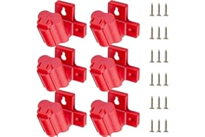 6 Pack Tool Holder Mount for Milwaukee M12 12V Drill Tool Hanger Power Tool Storage