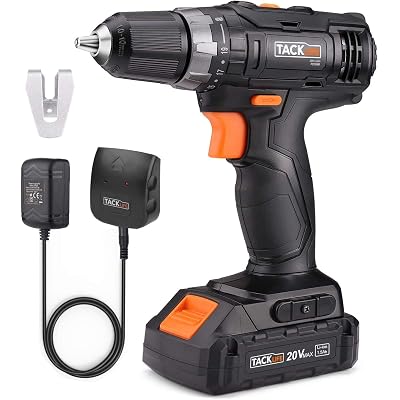 TACKLIFE Cordless Drill Driver 20V, 265 