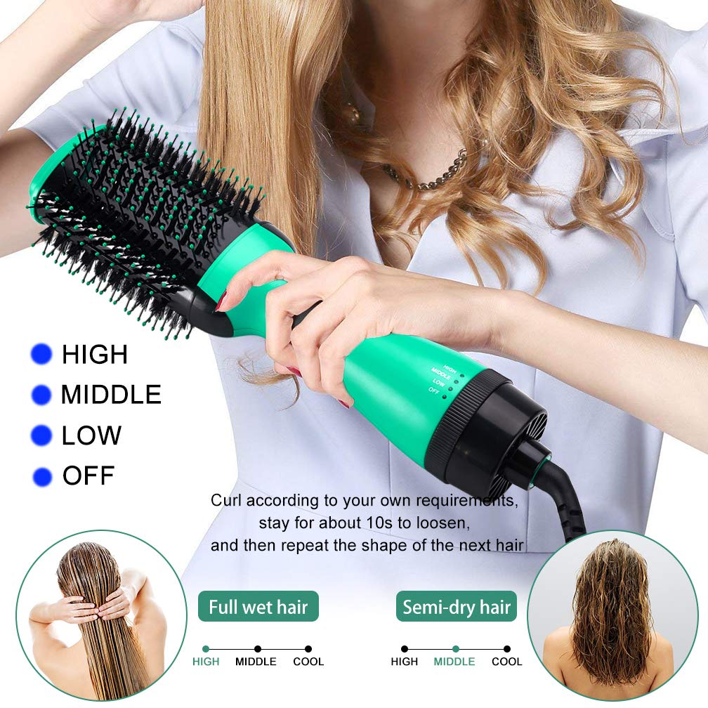 Amazon Com Hair Dryer Brush One Step Hot Air Brush 4 In 1 Hair