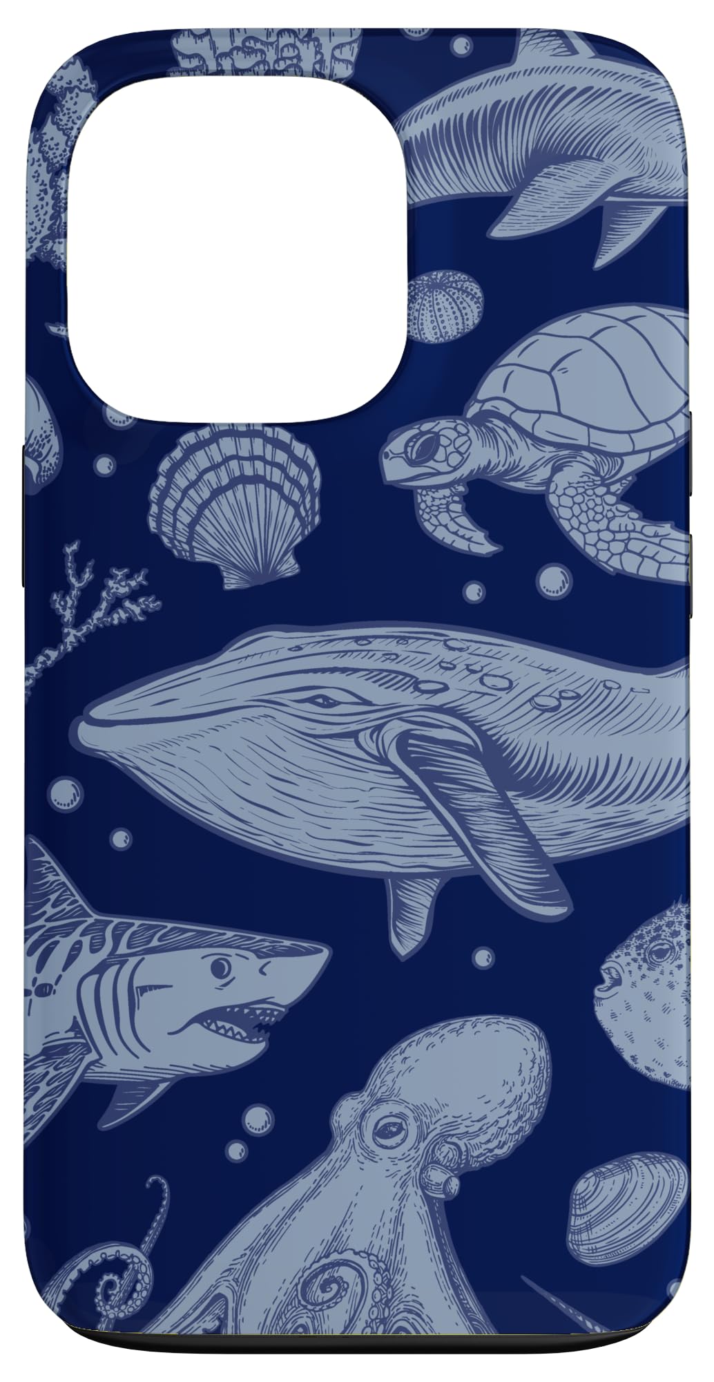 Ocean Life Sea Aesthetic Fish Beach 90s Vintage Graphic Case for iPhone 13 Pro