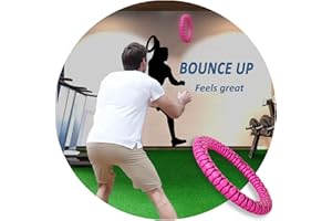 Litupic Bouncy Sports Hoops Hand Eye Coordination Training Tool Sports Equipment Reaction Speed Training Tool for Improving Agility & Reflex Skills Easy to Catch and Throw Great for Family