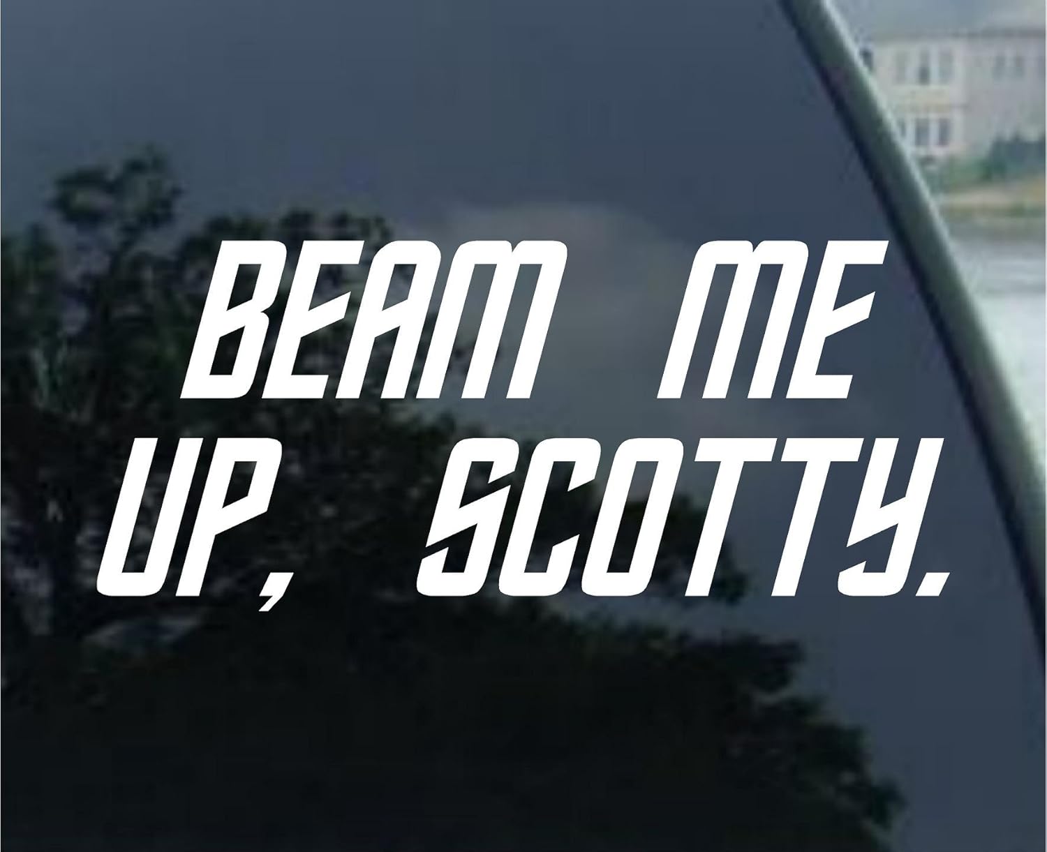 Beam Me Up Scotty Star Trek Car, Truck, Notebook, Vinyl