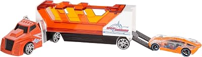 Hot Wheels Truckin' Transporters Modular Truck Carrier w/ 12 Exclusive Cars