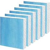 Upgraded HFT600 Humidifier Wicking Filter T for Honeywell HEV615 HEV620 | Replacement Filter T For Honeywell Tower Cool Moisture Humidifier HEV-600 Series, Part # HFT600T &amp; HFT600PDQ, 6 Pack, Blue