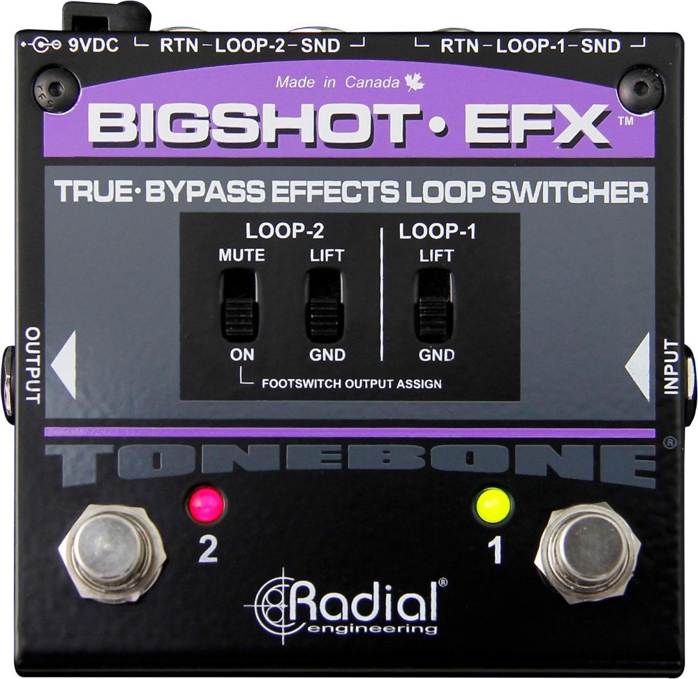 Tonebone BigShot EFX Compact Effect Loop Switcher, R800 7214