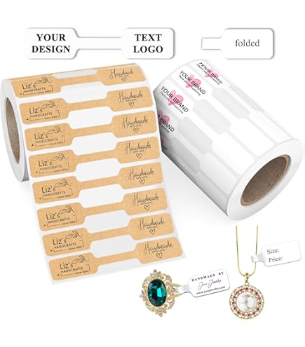 Buy 50/100Pcs Quadrate Blank Price Tags Necklace Ring Jewelry Labels Paper Stickers At Affordable Prices - Free Shipping, Real Reviews With Photos - View #6